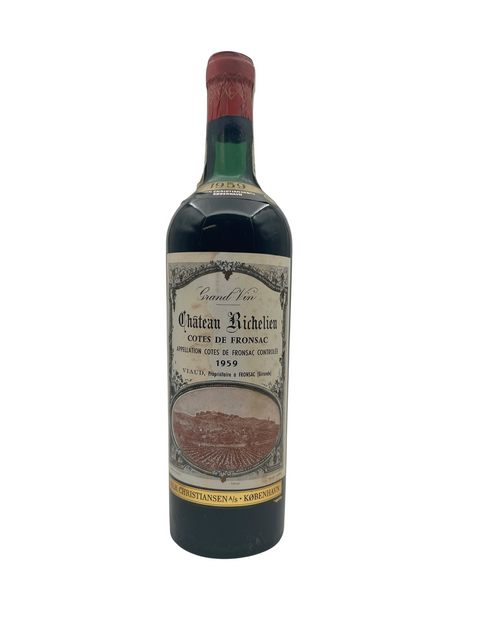 Château Richelieu Côtes de Fronsac 1959 – bottle