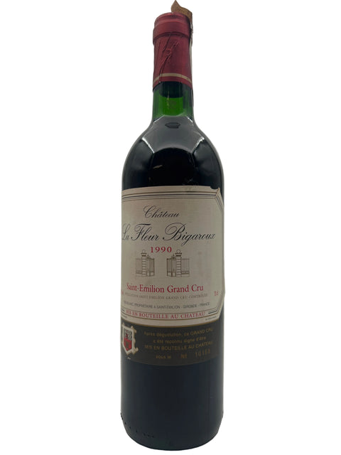 Saint Émilion Grand Cru Château La Fleur Bigaroux 1990 – bottle
