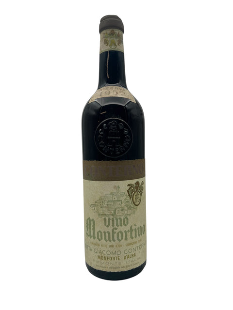 Barolo Riserva 1952 Monfortino - Giacomo Conterno – bottle