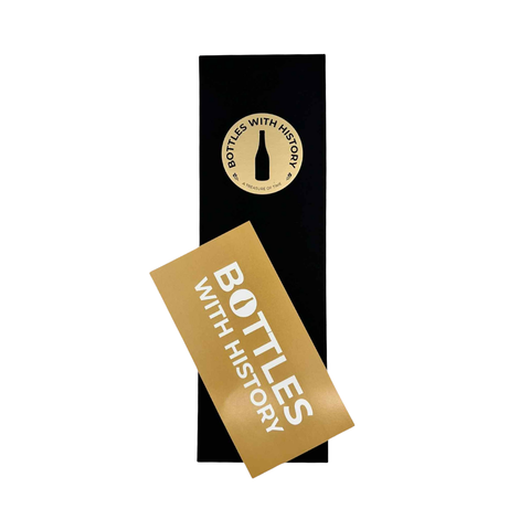 Black gift box and greeting card for wine bottle (2)
