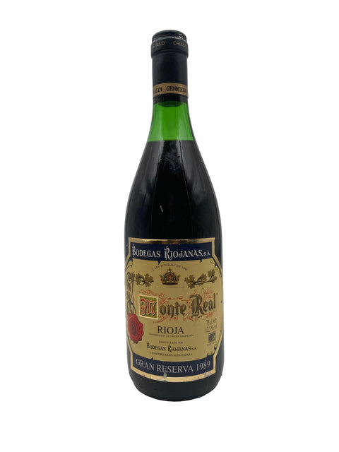 Rioja Monte Real 1989 Gran Reserva – bottle