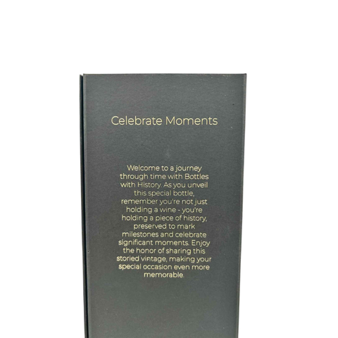 Black gift box and greeting card for wine bottle (3)
