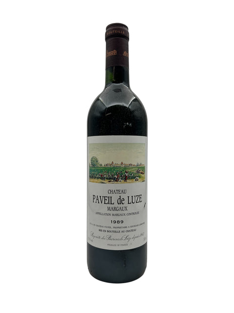 Bordeaux Margaux 1989 – bottle