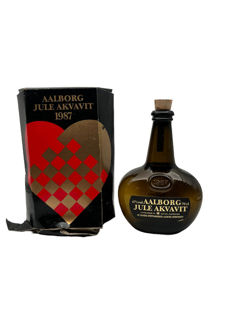Schnapps 1987 Aalborg Akvavit – bottle