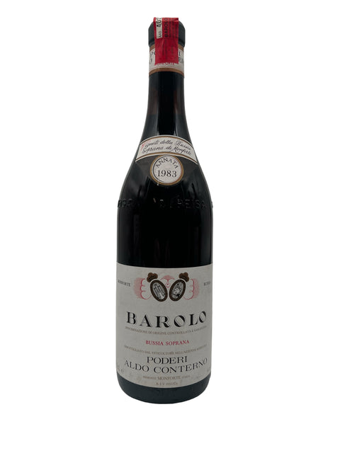 Barolo 1983 Aldo Conterno Bussia Soprana – bottle