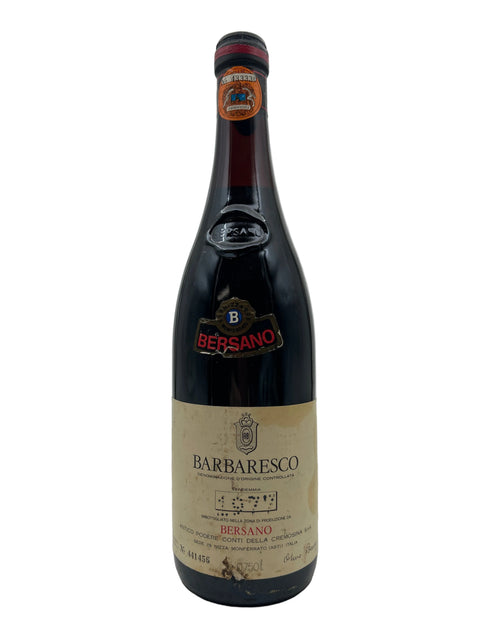 Barbaresco Bersano 1977 – bottle
