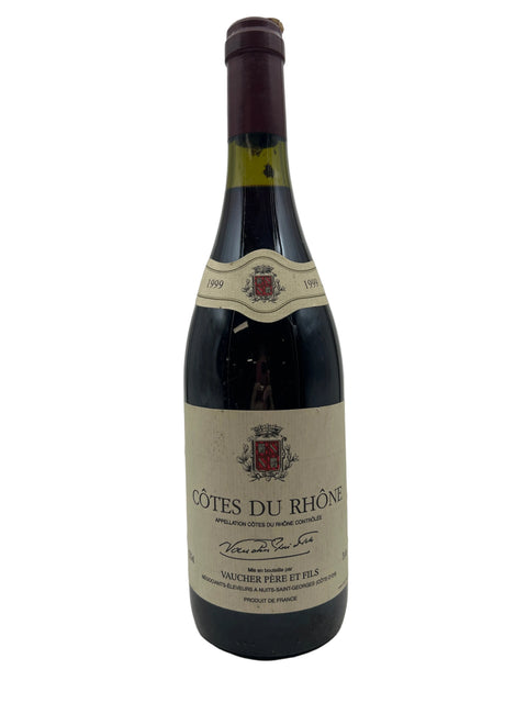 Côtes du Rhône Vaucher Père et Fils 1999 – bottle