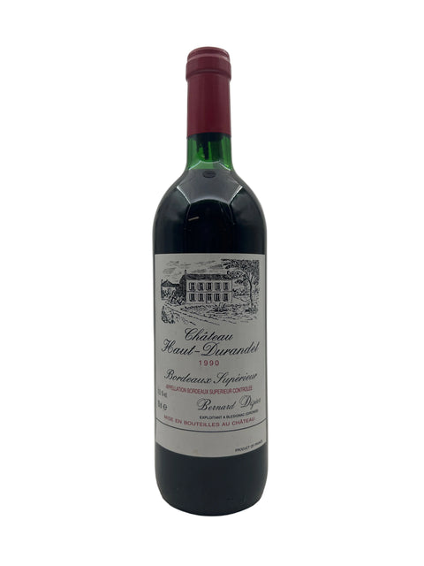 Château Haut-Durandet Bordeaux Supérieur Bernard Dizier 1990 – bottle