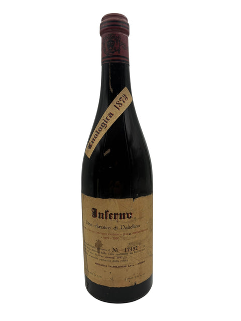 Inferno Enologica Valtellinese 1957 No 17492 – bottle