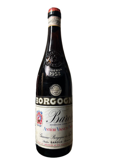 Barolo Riserva Borgogno 1952 – bottle