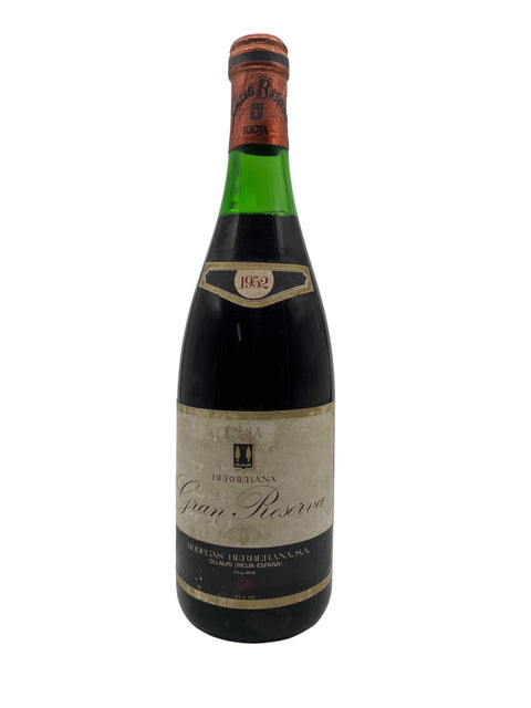 Berberana gran reserva 1952 – bottle