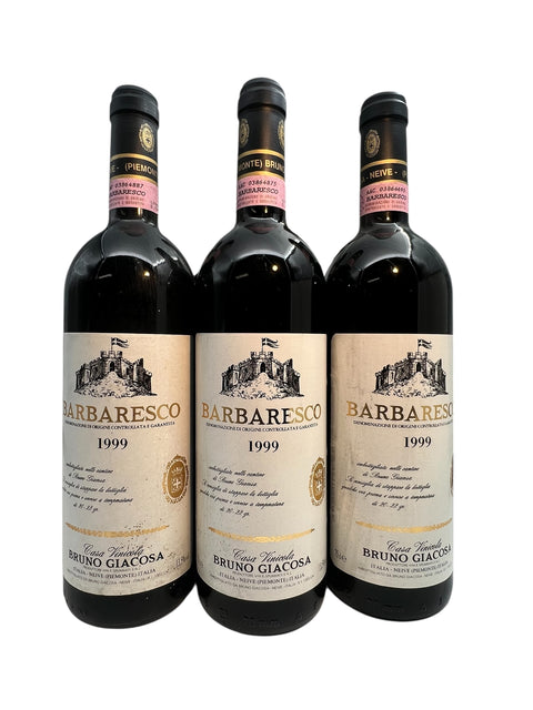 Barbaresco Bruno Giacosa 1999 White Label – bottle (3)
