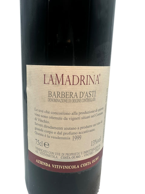 Barbera d'Asti Lamadrina 1999 – bottle (2)