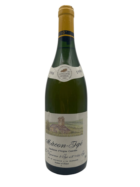 Mâcon-Igé Les Vignerons d'Igé 1990 – bottle