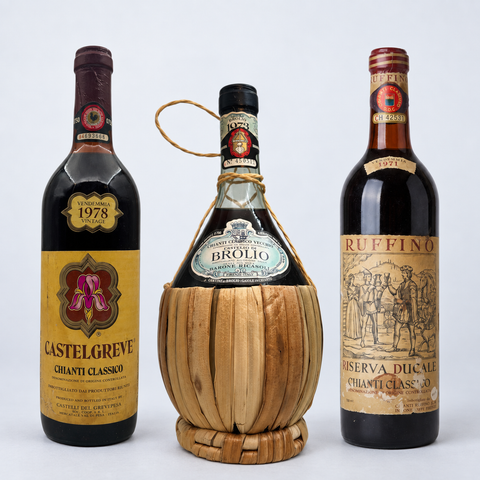 Chianti from the 1970s tasting box – bottle