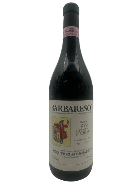 Vigneti in Pora Barbaresco Riserva 1999 – bottle