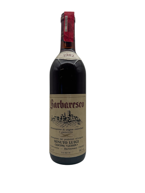 Cascina Luisin Barbaresco Minuto Luigi 1982 – bottle