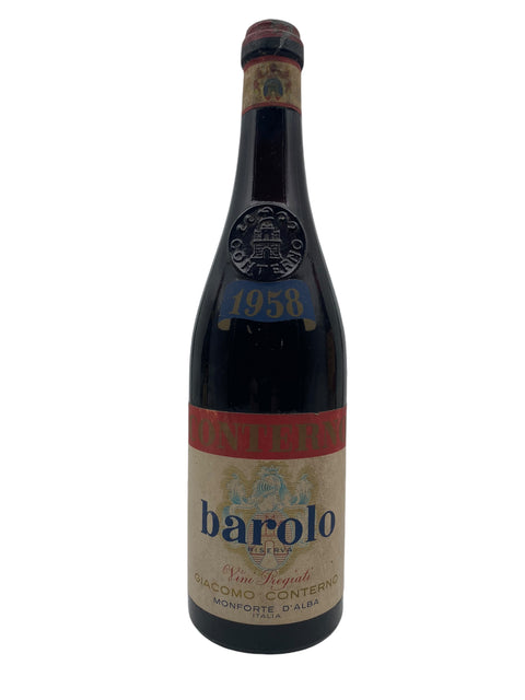Giacomo Conterno 1958 Barolo Riserva – bottle