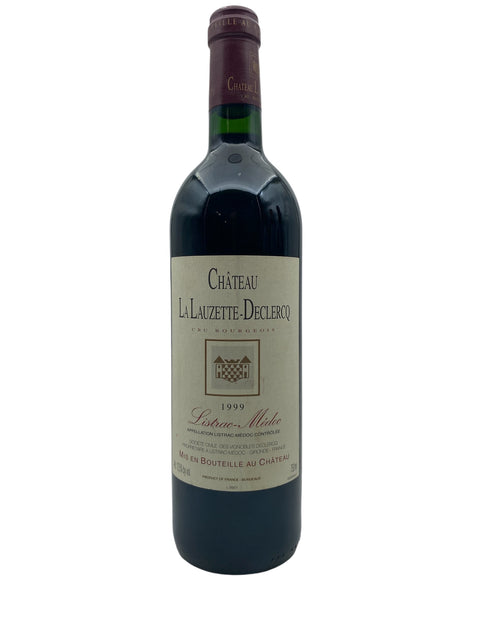 Chateau La Lauzette-Declercq 1999 Listrac-Médoc – bottle