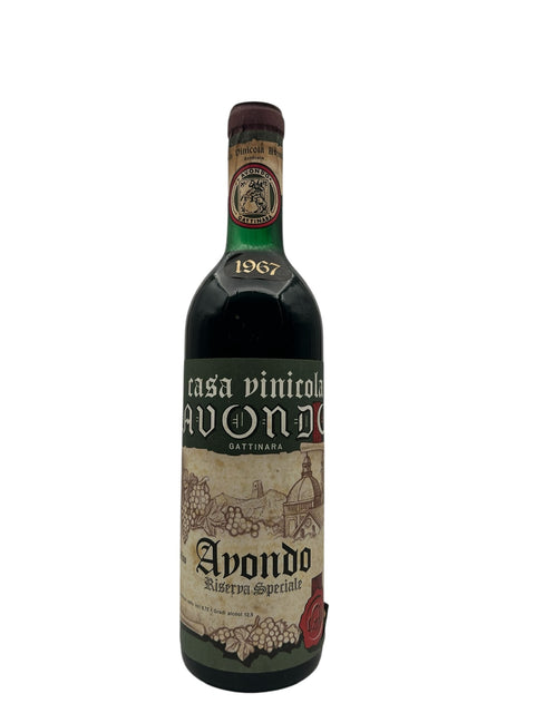 Casa Vinicola Avondo Gattinara Riserva Speciale 1967 – bottle