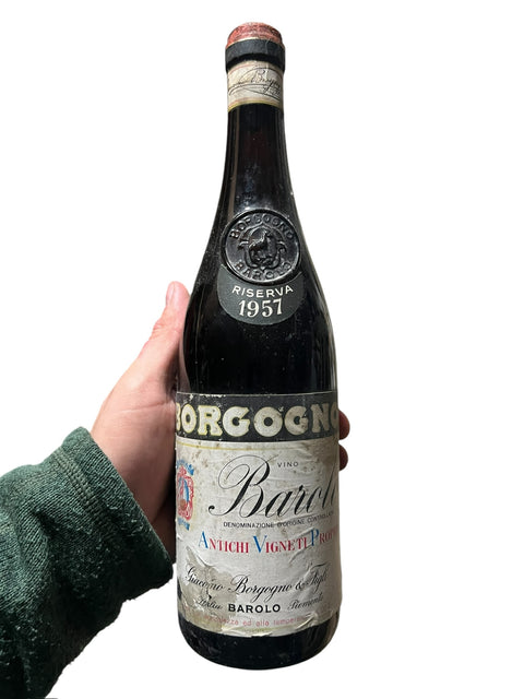 Borgogno Barolo Riserva 1957 – bottle