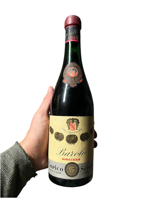 Barolo Riserva 1949 Enrico Serafino – bottle