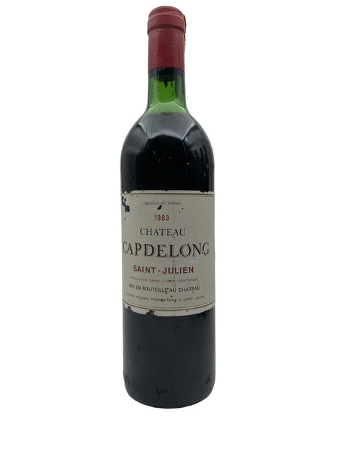 Chateau Capdelong Saint-Julien 1983 – bottle