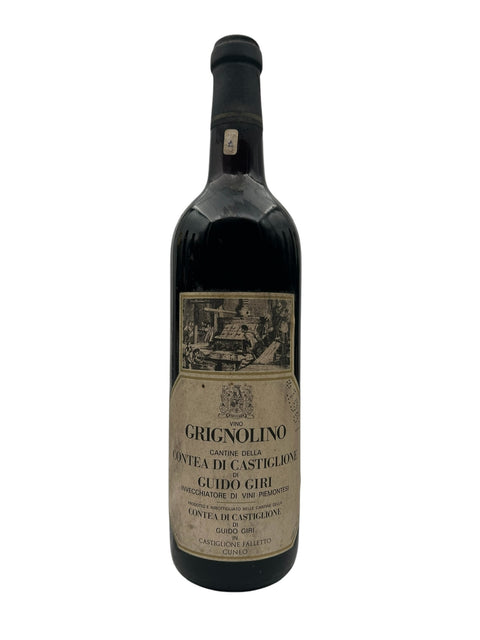 Grignolino ConTea di Castiglione Guido Giri 1967 – bottle