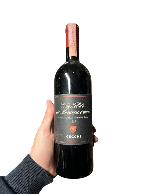 Vino Nobile di Montepulciano 1987 Cecchi – bottle