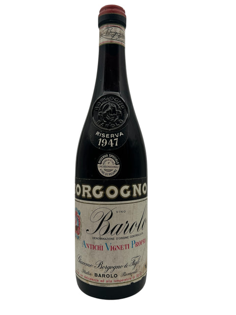 Barolo Giacomo Borgogno & Figli 1947 Riserva – bottle