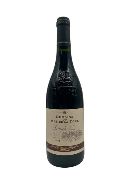 Domaine du Mas de la Tour Costieres de Nîmes 2003 – bottle