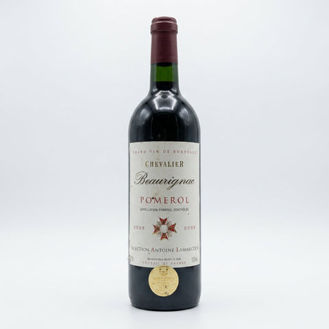 Beaurignac Pomerol Chevalier 2005 – bottle