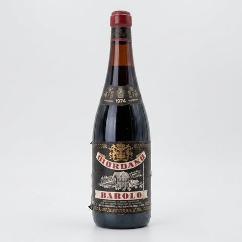 Barolo Giordano 1974 – bottle