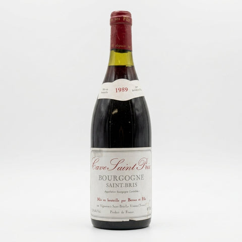 Saint-Bris Cave Saint Prix Bersan et Fils 1989 – bottle