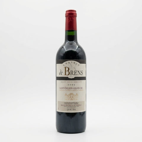 Saint-Émilion Grand Cru Château de Brens 2003 – bottle