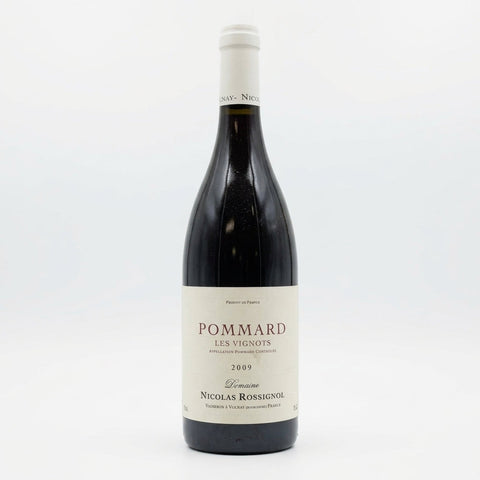 Les Vignots Pommard Domaine Nicolas Rossignol 2009 – bottle