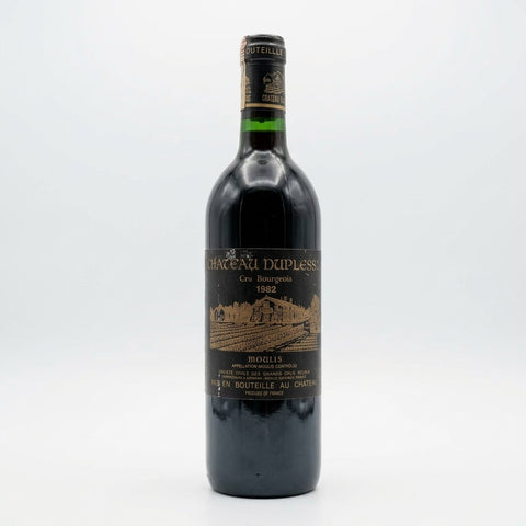 Moulis-en-Médoc Cru Bourgeois Château Duplessis 1982 – bottle