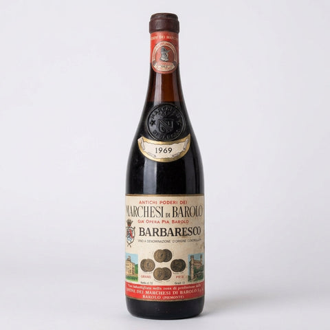 Barbaresco Marchesi di Barolo 1969 – bottle