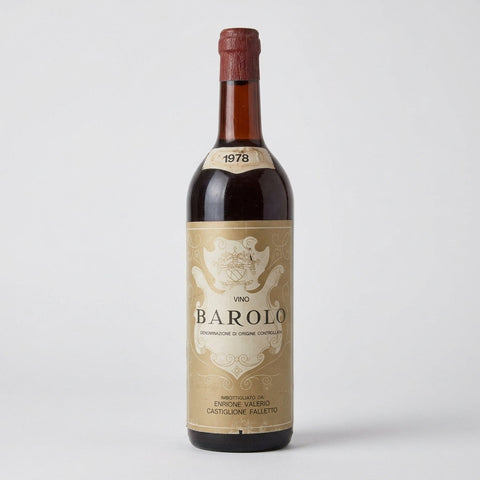 Barolo Enrione Valerio 1978 – bottle