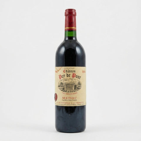 Médoc Cru Bourgeois Château Pey de Pont 1994 – bottle