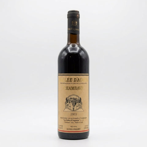 Chambave La Crotta di Vegneron 2003 – bottle
