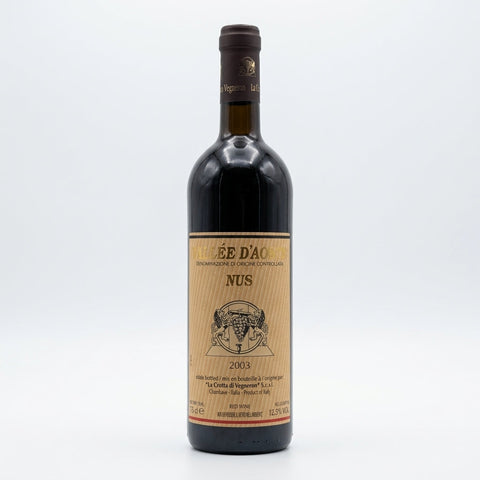 Nus La Crotta di Vegneron 2003 – bottle
