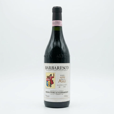 Asili Barbaresco Riserva 1999 – bottle