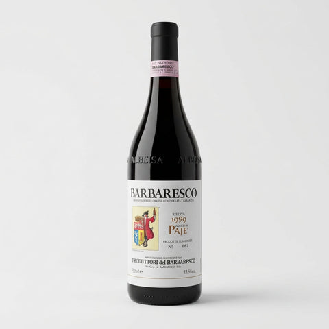 Pajè Barbaresco Riserva 1999 – bottle