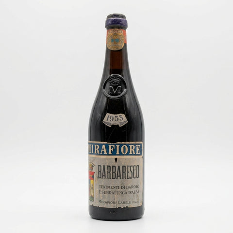 Barbaresco Mirafiore 1953 – bottle
