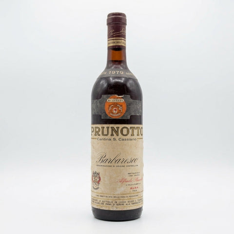 Barbaresco Prunotto 1979 – bottle