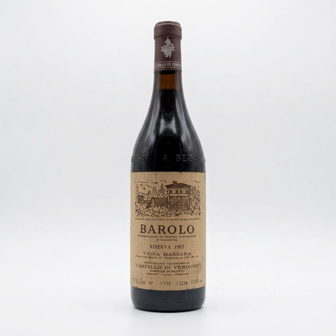 Vigna Massara Barolo Riserva 1982 – bottle