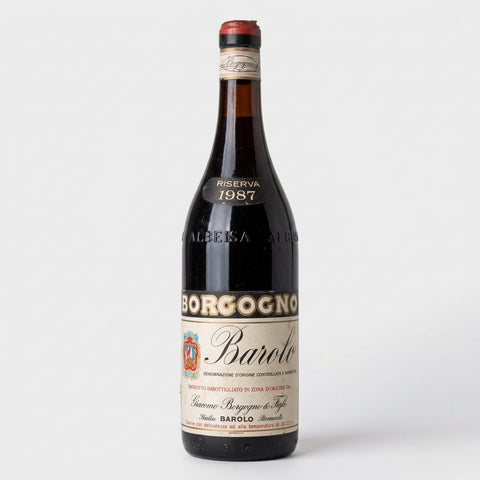 Barolo Riserva Giacomo Borgogno & Figli 1987 – bottle