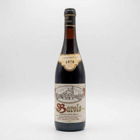 Barolo Abbazia S.S. Annunziata 1978 – bottle