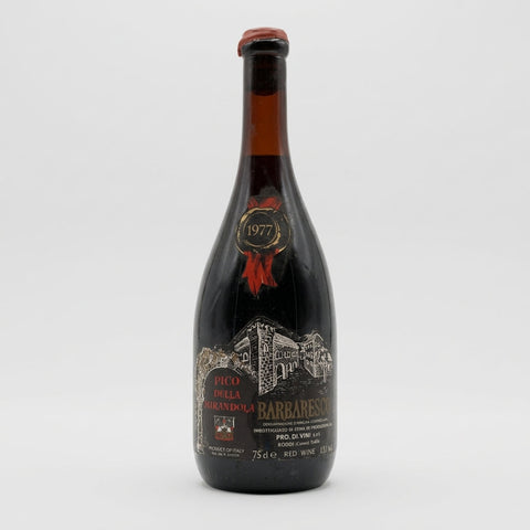 Pico della Mirandola Barbaresco Pro. Di Vini 1977 – bottle